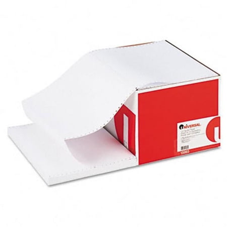 Universal 15865 Computer Paper 20lb 14-7/8 x 11 White 2400 Sheets