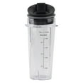 thumbnail image 1 of Universal 16-Ounce Blender Cup with Flip Lid, 1 of 8