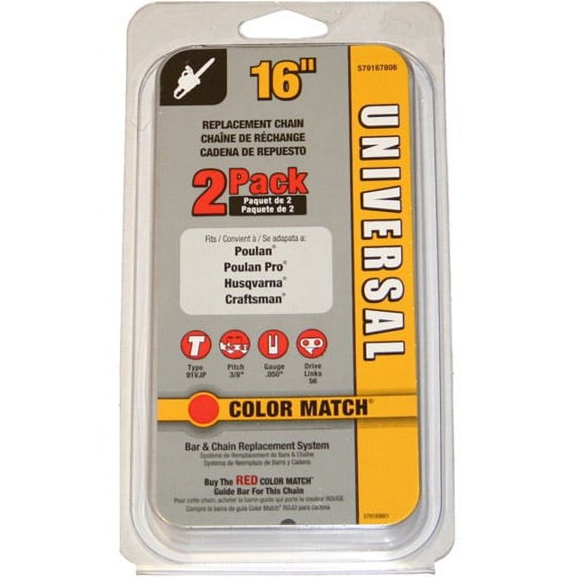 Poulan Pro Universal Chainsaw Chain2 Pack