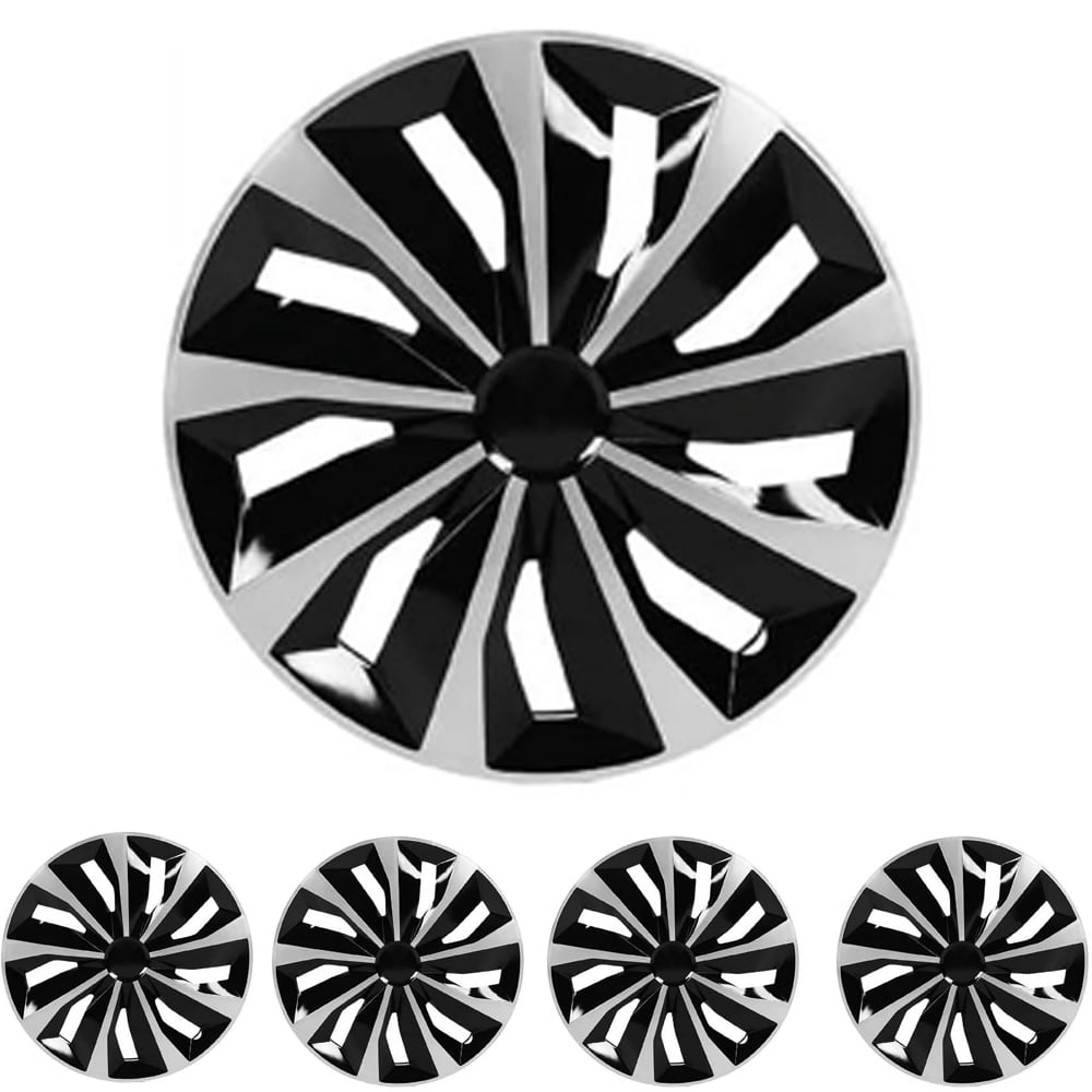 Universal 16 inch Hub Caps Wheel Covers for Cars Set of 4 Fits Most Cars Hubcaps for Truck SUV Accessories