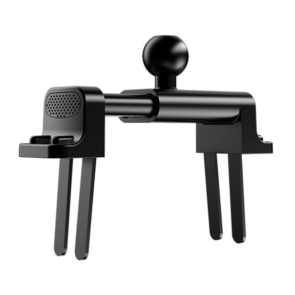 Vent Phone Holder with Antislip Grip 360 Degree Adjustable Rotating Clip Easy Installation for Circular Car Outlets 17MM