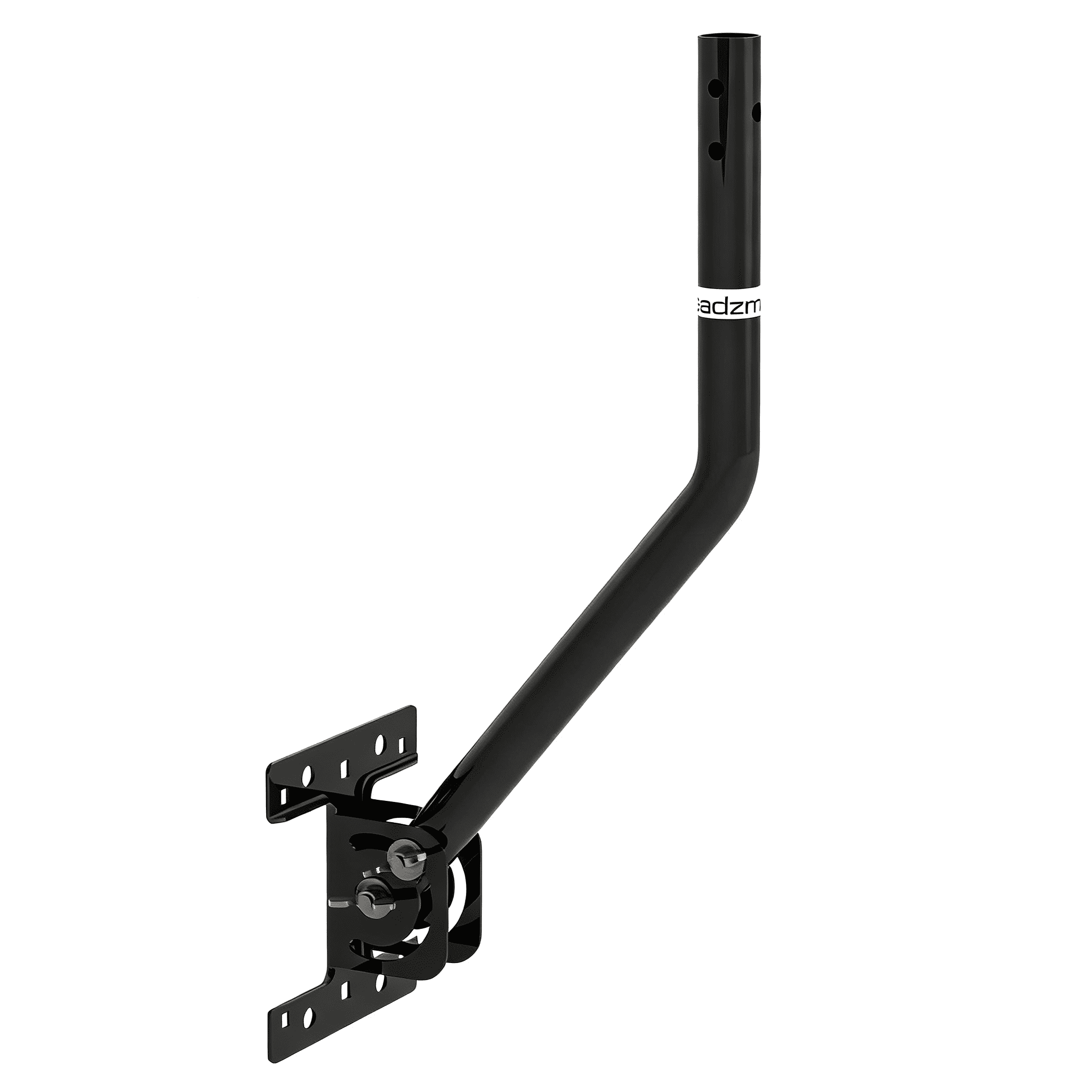 Universal 180°Adjustable TV Antenna J-Pole Aerial Bracket Black