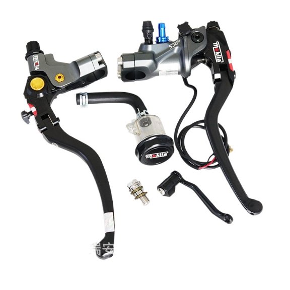 Universal 19RCS Brake Pump 13R Straight Push Upper Pump & 07 Clutch Bullhorn Kit - Custom Modification Parts for Enhanced Performance