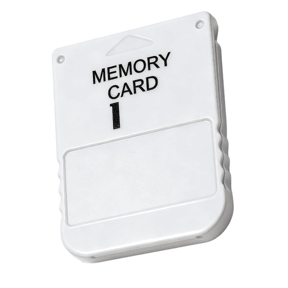 Universal 1MB Memory Card, Compatible with PS1 Classic Game Console, Fast Read Write Lightweight ABS Game Saving Card