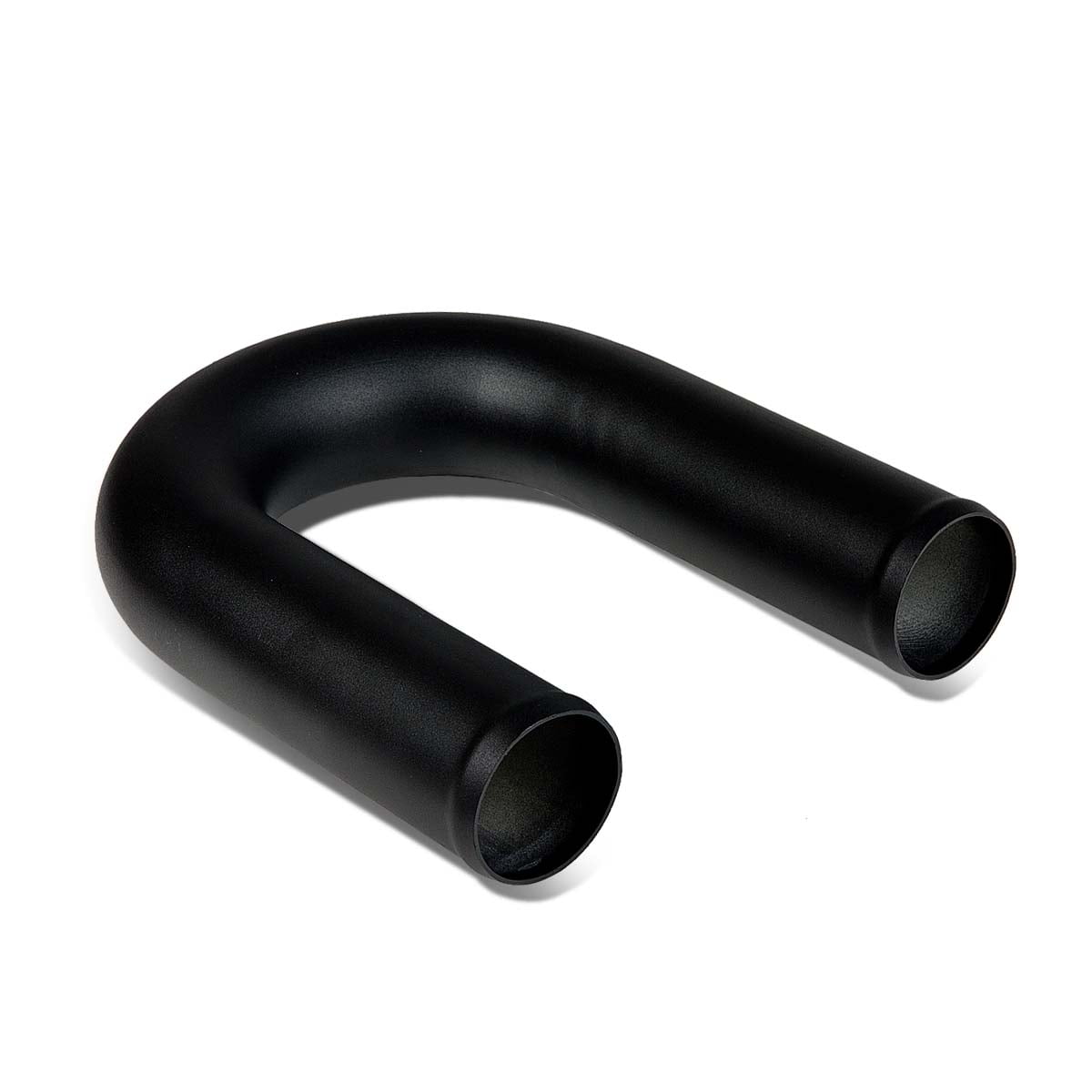 Universal 2.25" Aluminum 180 Degree U-Bend Exhaust Pipe (Black Coated)