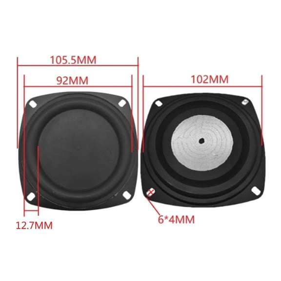 Universal 2/3/4inch Bass Speaker Plate Passive Diaphragm Parts Diaphragm Bass