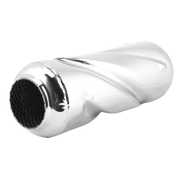 Universal 2.5 Inch Stainless Steel Exhaust Middle Tube High Performance Dissipative Tuning Muffler Expansion Pipe Upgrade