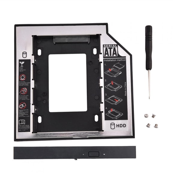 Universal 2.5 inch SATA I/II/III HDD & DVD-ROM Internal Mounting Bracket for Laptops