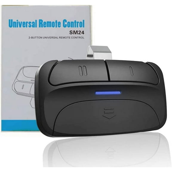Universal 2-Button Garage Door Opener Remote, Works with , , , , DIP Switch and More, Replacement for Clicker KLIK1U 375UT 373LM 973LM 893LM 893MAX