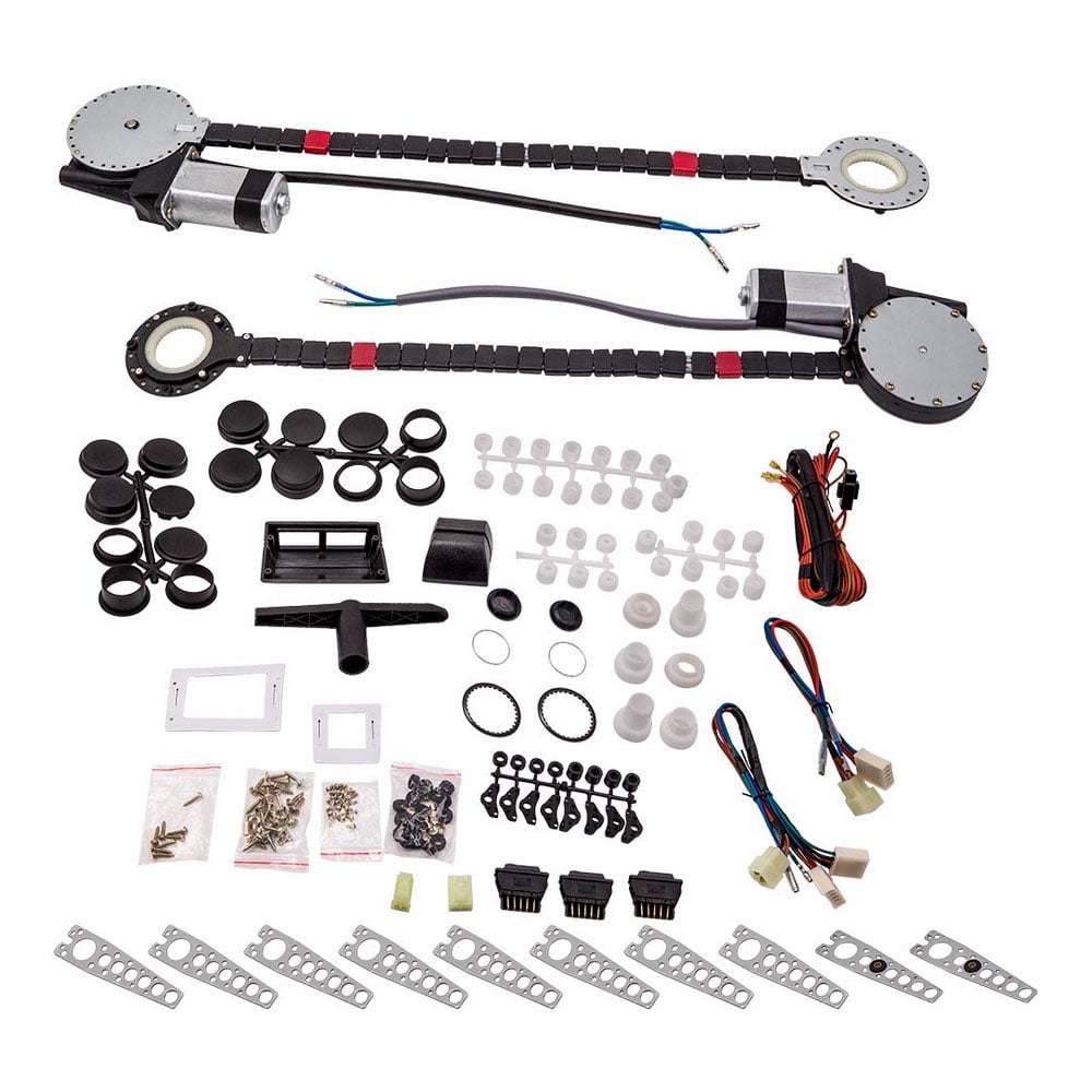 Universal 2-Door Pickup Electric Power Window Regulator Conversion Kit ...