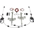 thumbnail image 1 of Universal 2-Door Power Window Conversion Kit for Flat Glass: Manual to Electric, Suitable for Classic Cars & Custom Street Rods, Includes OEM Style Switches, Wiring, Regulator, Crossover Kit - 12V, 1 of 9