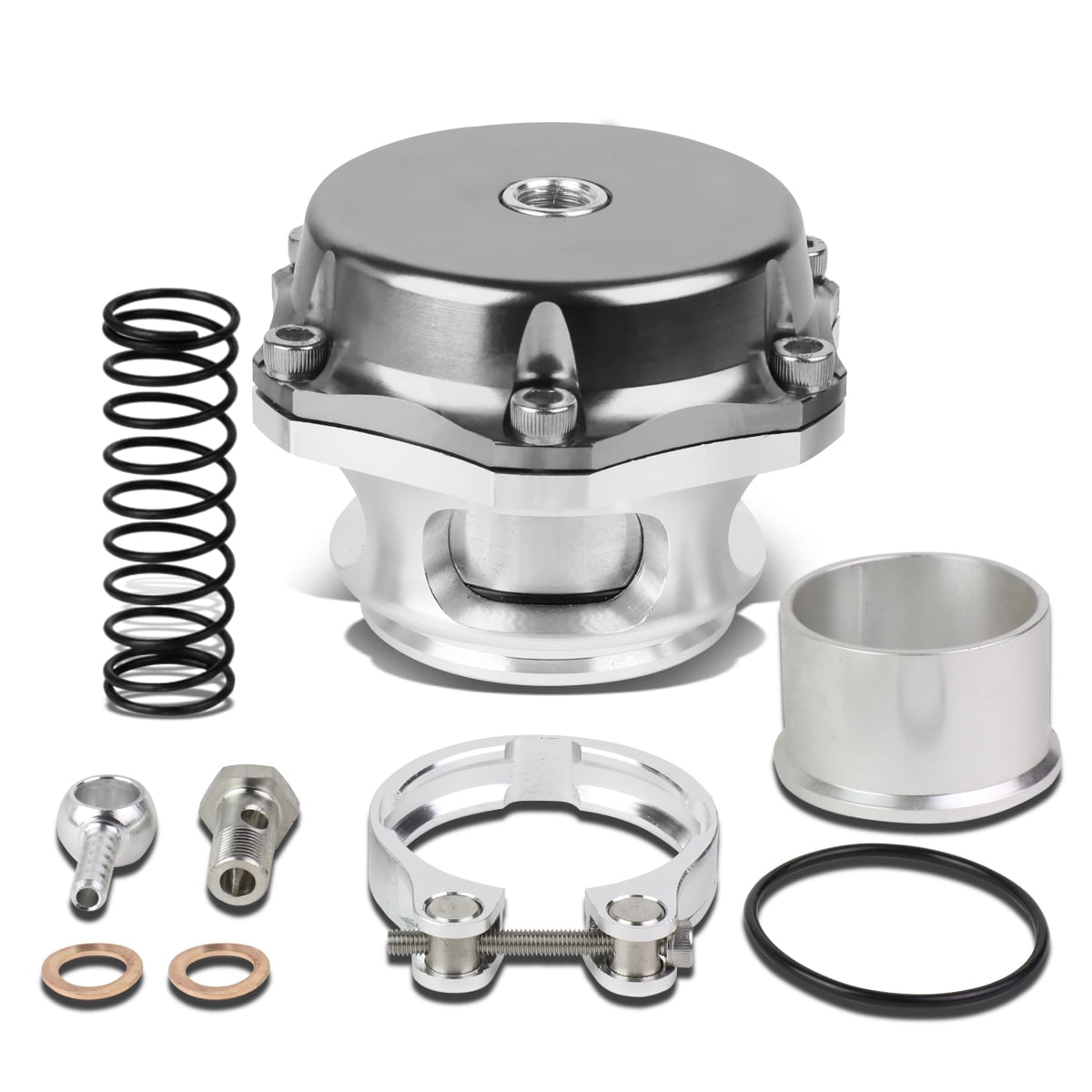 50mm V-band BOV Flange 3" Hose Tube Pipe Universal Blow Off Valve - Foto 3