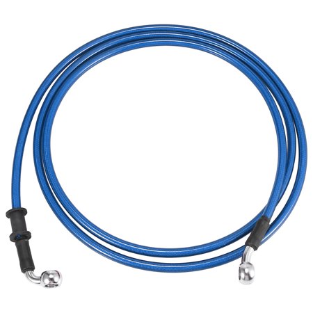 Universal 200cm 78.74" Brake Clutch Oil Hose Line Pipe Blue for Motorcycle