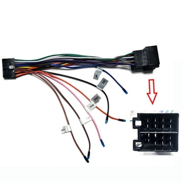 Car Accessories Audio Adapter Cable 16pin ABS Car Radio Power Harness For Hyundai IX35 For KIA Rio 3 K2 2011-2017 Car New None
