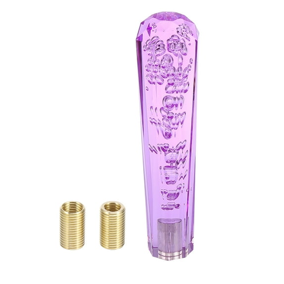 Universal 20cm Purple Gear Shift Knob Stick Manual Gear Shifter Decor Replacement