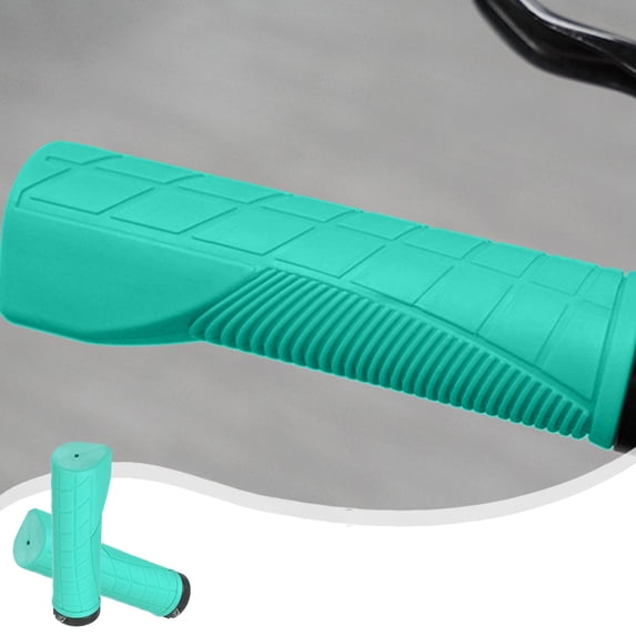 Universal 22.2mm Rubber Bike Grips with Ergonomic Design,Non-Slip Comfort Handlebar Cover for Mountain and Road Bicycle,Soft Cushion for Cycling and Scooter