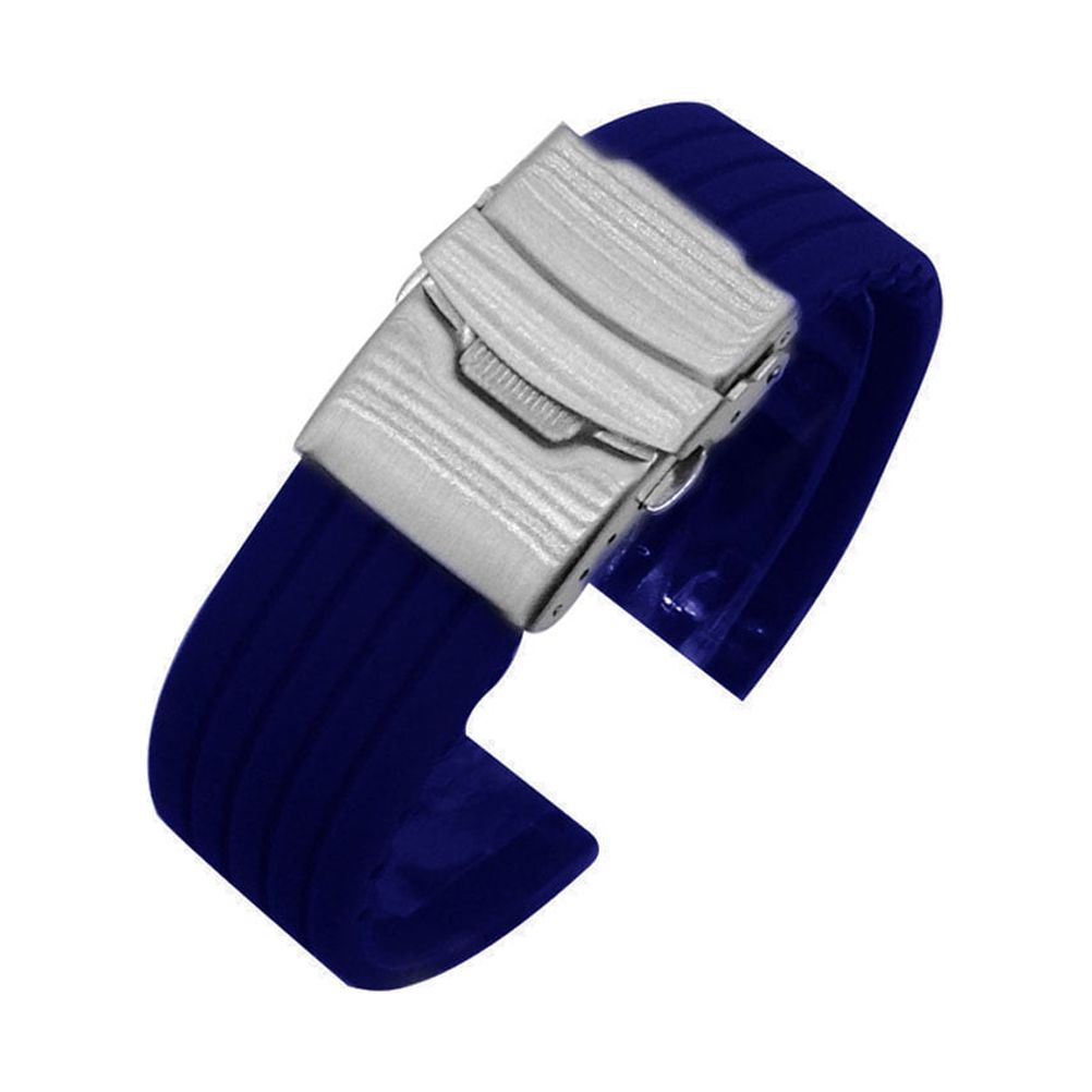 Universal 22MM Silicone Watch Replacement Band Quick Release Watchband