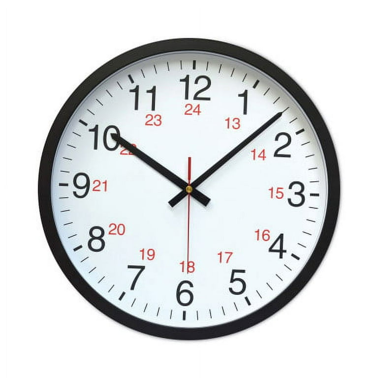 Classic Round Wall Clock, 12.63 Classic Round Wall Clock, 12.63