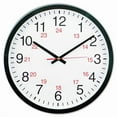 thumbnail image 1 of Universal  24-Hour Round Wall Clock, 12.75 in., Black, 1 of 1