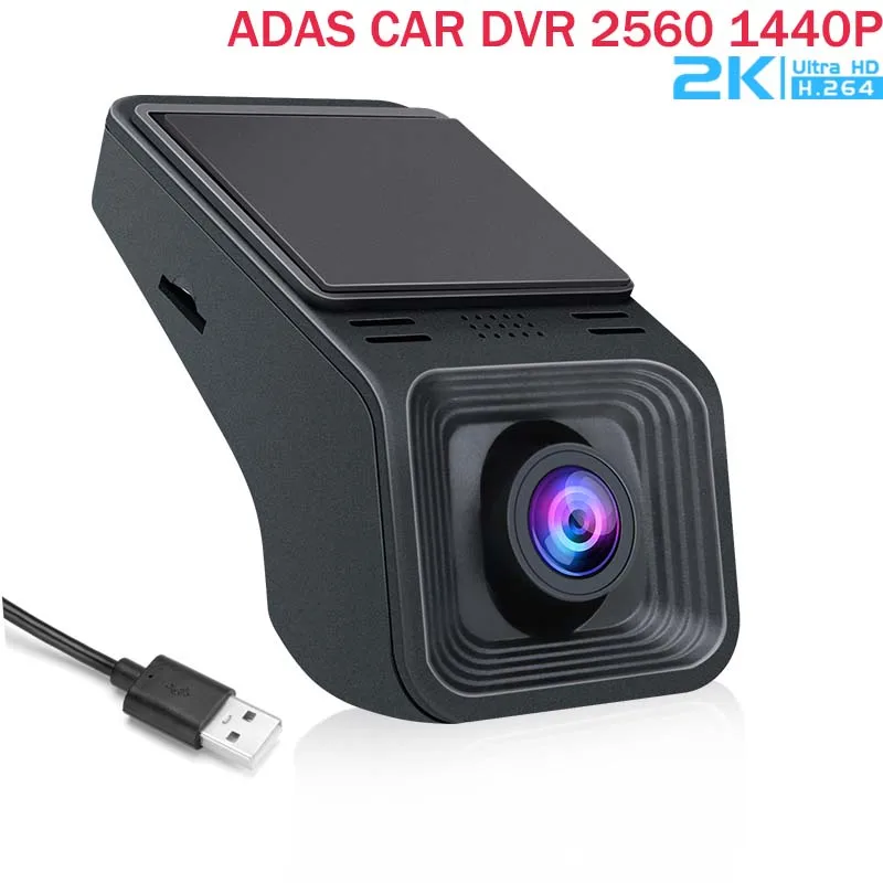 USB Dash Cam 1080P HD Dual Lenses Car DVR ADAS for Navigation