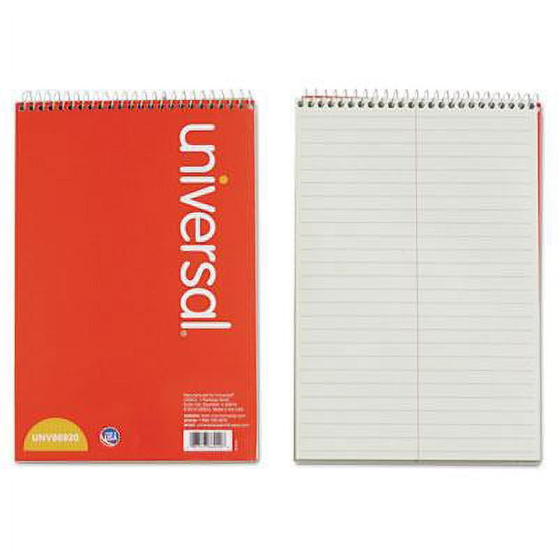 Universal2PK Steno Pads, Gregg Rule, Red Cover, 80 GreenTint 6 X 9