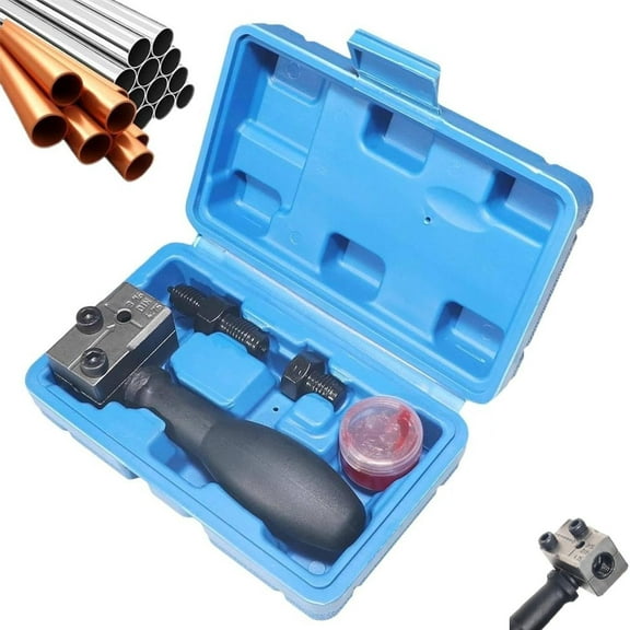 Universal 3/16in" Double Flaring Tool | Metal Handheld Brake Line Tool for Auto Truck Motorcycle(LR 1 PCS)