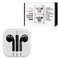 thumbnail image 1 of Universal 3.5mm Circular Earbuds With Mic And Volume Control In Black (12pcs), 1 of 1
