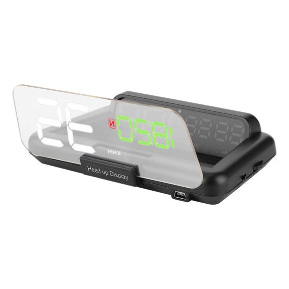 Universal 3.6in HD Auto Head Up Display GPS HUD Monitor Multifunctional Projector / 3.6 inches (9.14 cm) Vehicle Speedometer Water Temperature Digital Car Instrument Dashboard System T900