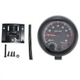 thumbnail image 1 of Universal 3.75 inch 12V White LED Backlit Tachometer Gauge with Red Shift Light for Auto Gasoline Car, 0-8000 RPM, 1 of 8