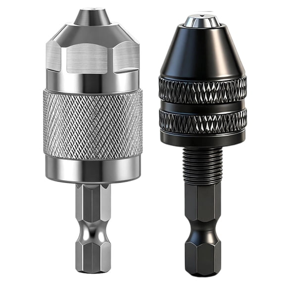 Universal 3 Jaw Hex Shank Air Drill Chuck Compatible Multiple Models High Grip Stability Superior Clamping Force Safety