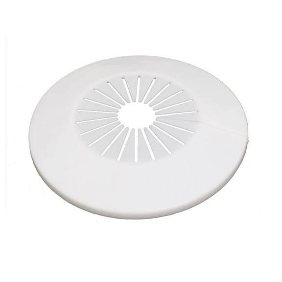 Unique Bargains Universal 30mm-55mm Radiator Plastic Water Pipe Cover White