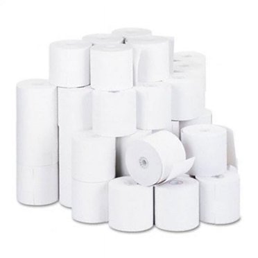 UniversalÂ® 1-Ply Cash Register/Point Of Sale Roll, 16 Lb, 1/2\" Core, 1...