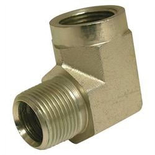 Universal 359343 Apache 90 deg Street Elbow - 0. 75 inch M NPTF x 0. 75 inch F NPTF