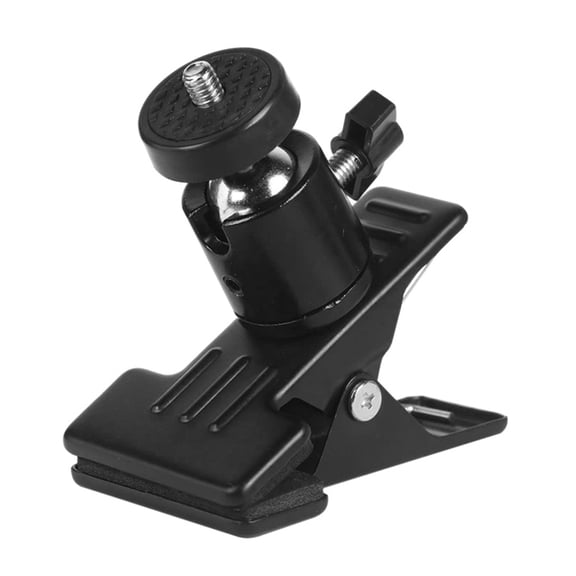 Universal 360 Degree Rotatable Camera Mount Clamp With 1/4Inch Screw For Flexible Photography Studio And Outdoor Applications