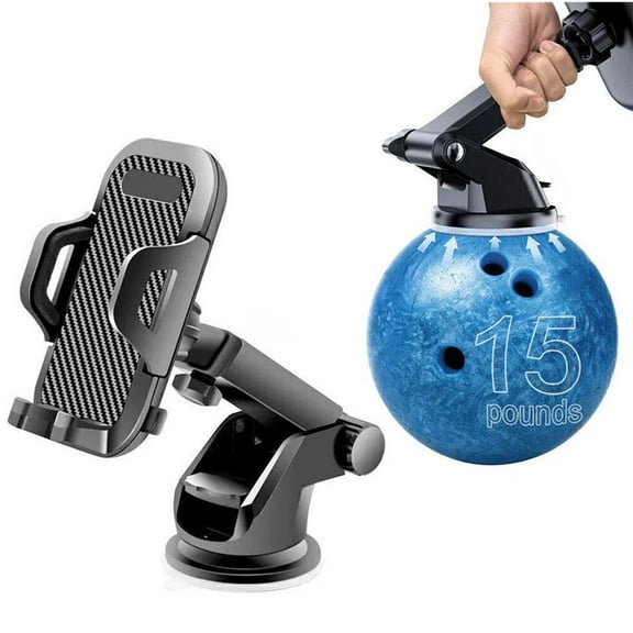 Universal 360 Mount Holder Car Windshield Stand For Mobile Cell Phone GPS Black