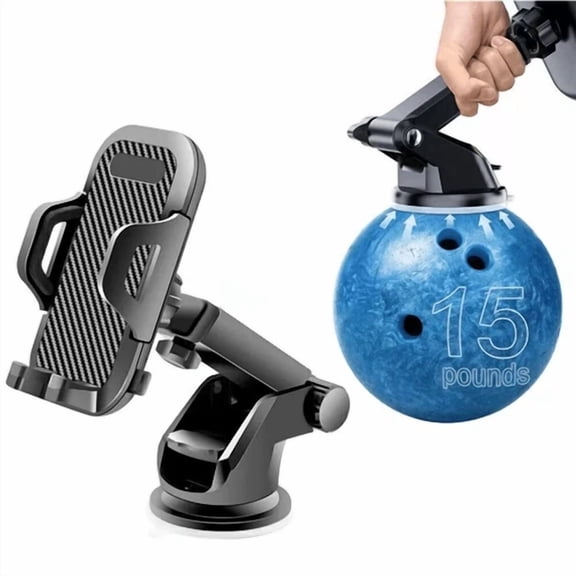 Universal 360 Mount Holder Car Windshield Stand For Mobile Cell Phone Gps Black