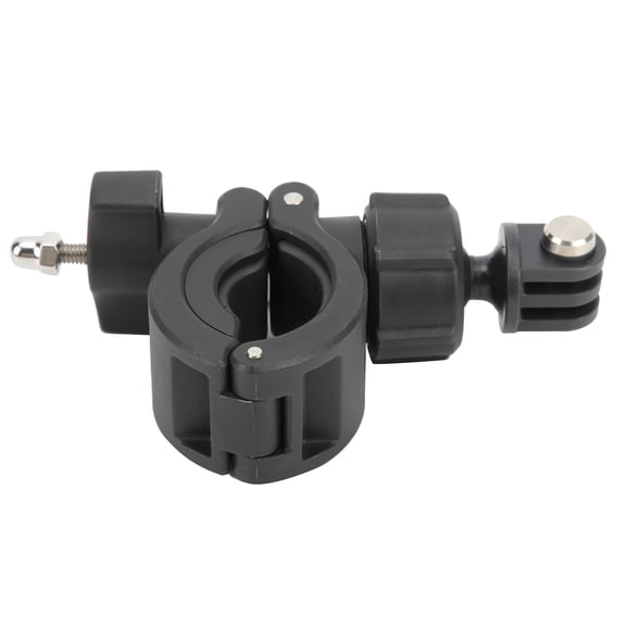 Universal 360 Rotational Outdoor Cycling Bicycle Handlebar Pipe Clamp Mount Holder for Sports Cameras 4.8x2.4x1.4 Inches