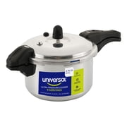 Universal 4.75 Quart / 4.5 Liter Ultra Pressure Cooker, Pressure Pot with 6 Safety Systems, Aluminum Pressure Cooker for 5 Servings, Even Heat Distribution, Diameter 9.4 inches, Height 8 inches