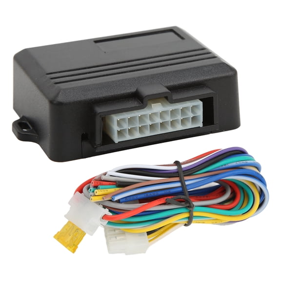 Universal 4-Door Auto Power Window Closer Module 12V ABS Black Heat Resistant for Sedan SUV