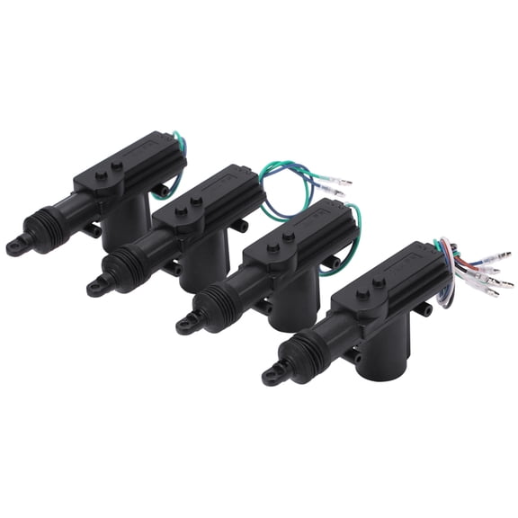 Universal 4-Door Car Central Locking System Kit with Keyless Entry Remote Fob, Heavy-Duty Actuators for Enhanced Vehicle Security