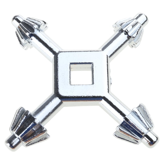 Universal 4 Head Drill Chuck Key Multipurpose Wrench 4 In 1 Electric Drill Chuck Key for Various Power Tool and Drill