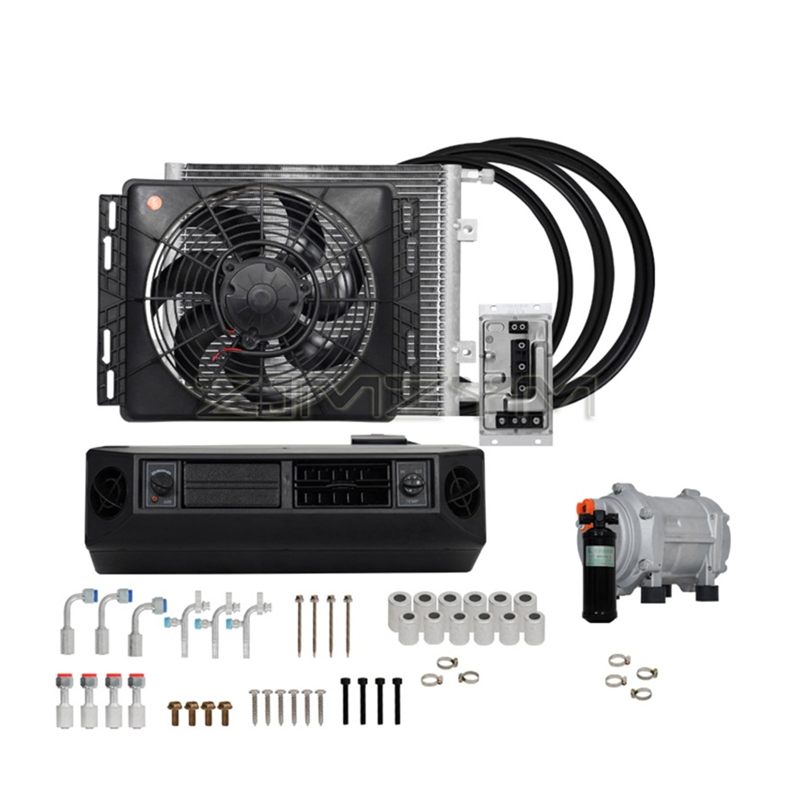 Universal 4 Holes 2 Holes Auto Electric Air Conditioning, Compressor ...