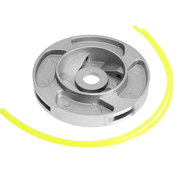 Universal 4-Line Aluminum String Trimmer Head - Professional Grade Grass Brush Cutter Attachment - 110mm Compatible with Multiple Brands