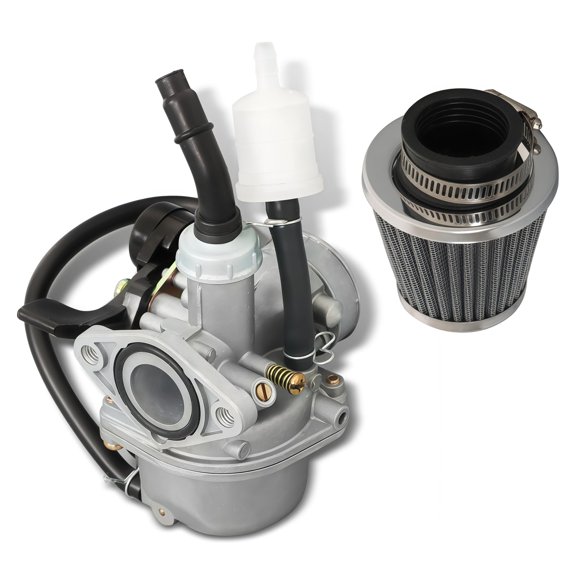 Universal 4-Stroke Engine Carburetor Replacement with Air & Fuel Filters 48mm Bolt Spacing