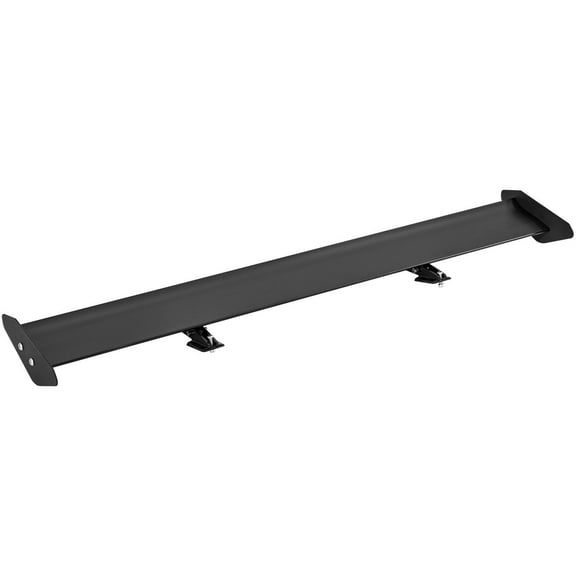Universal 43.3" Adjustable Car Spoiler Wing, Lightweight Aluminum Rear Spoiler for Racing & Drift, BGW JDM Style in Black