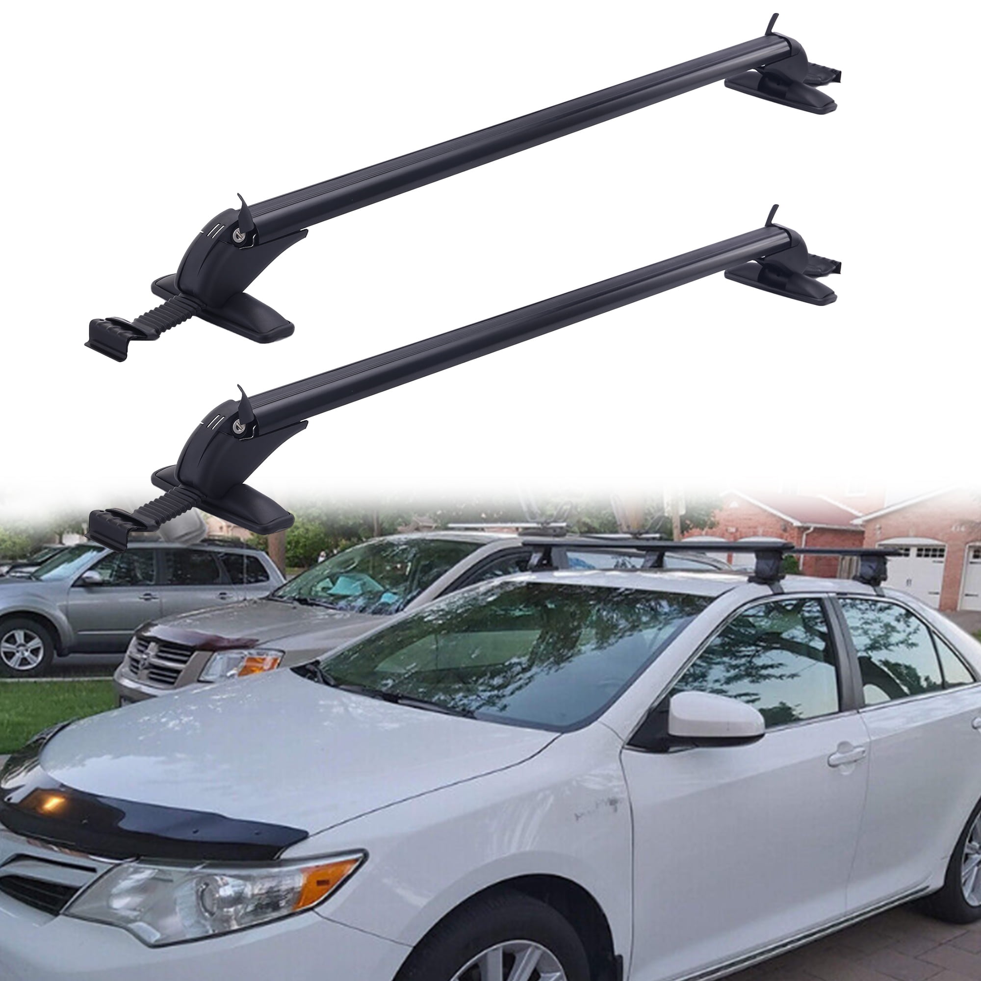 Universal 43" Roof Rack Cross Bar Rooftop Utility Cargo Carrier for Audi Nissan