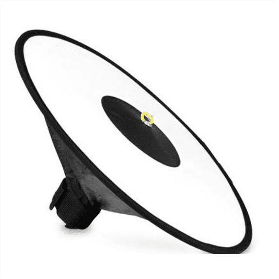 Universal 44cm Round Flash Softbox Portable Foldable Style Speedlite Diffuser Reflector Strap for Camera