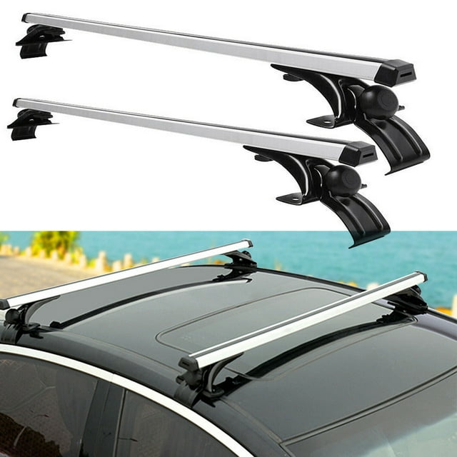 Universal 48in Top Roof Rack Cross Bar Kit Cargo Carrier Aluminum Crossbar Rack
