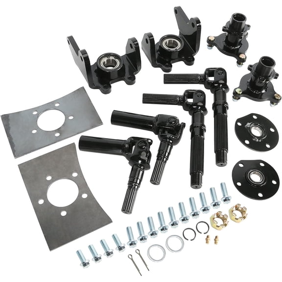 Universal 4WD Half Axle Assembly Kit - Compatible with Electric ATV, Quad, Go-Kart, Golf Cart, Moped, Snowmobile