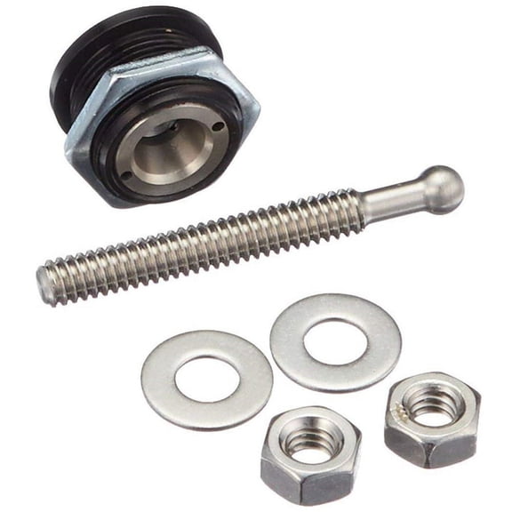 Universal 4x 23MM Hood Push Button Billet Pins Lock Quik Release Latch Fastener